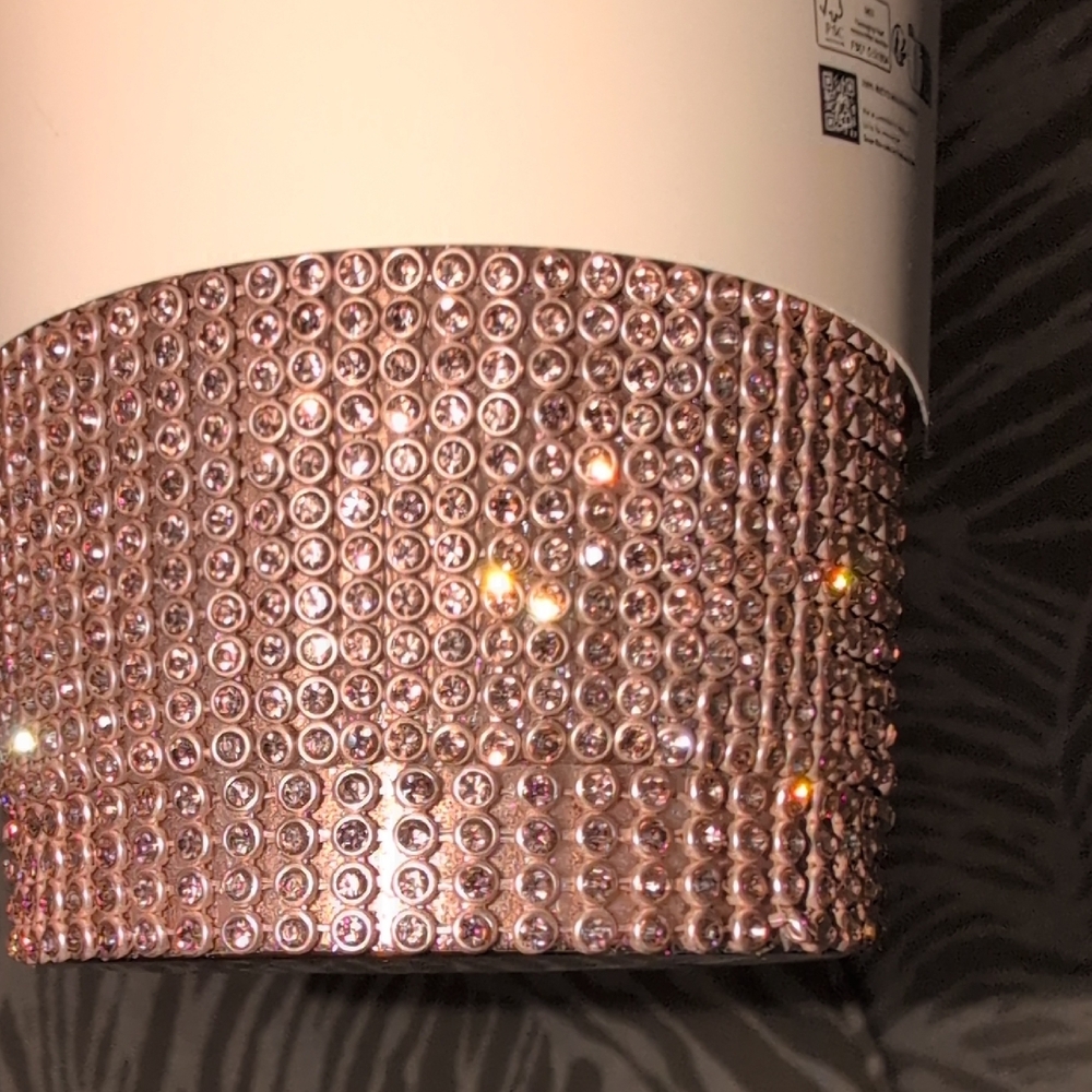 Ted Baker Gold Rhinestone Tumbler with Straw - Picture 7 of 7